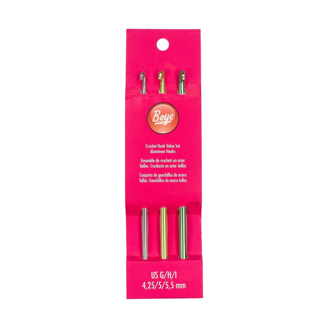 Boye Aluminium Crochet Hook Set