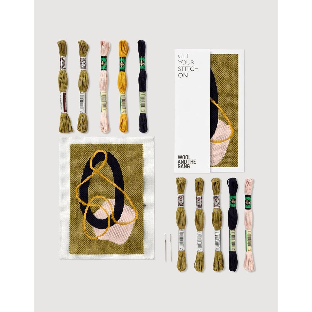 Wool and the Gang Tapestry Kit - Needlepoint (Breathe)