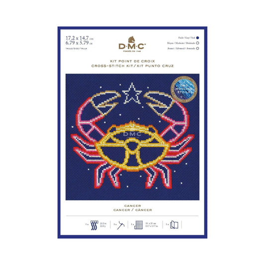 DMC Cross Stitch Kit - Star Signs (Cancer)