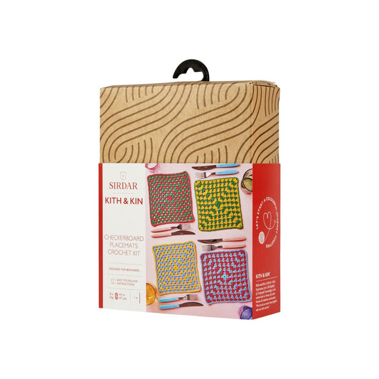 Sirdar Crochet Kit - Kith & Kin (Checkerboard Placemats)