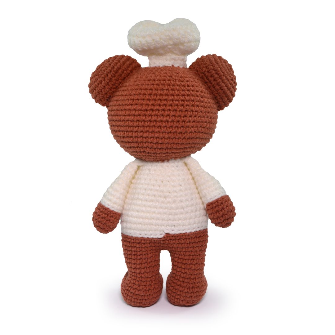 Circulo Amigurumi Kit - Cuddly Teddy Bear Collection (Chef Toby)