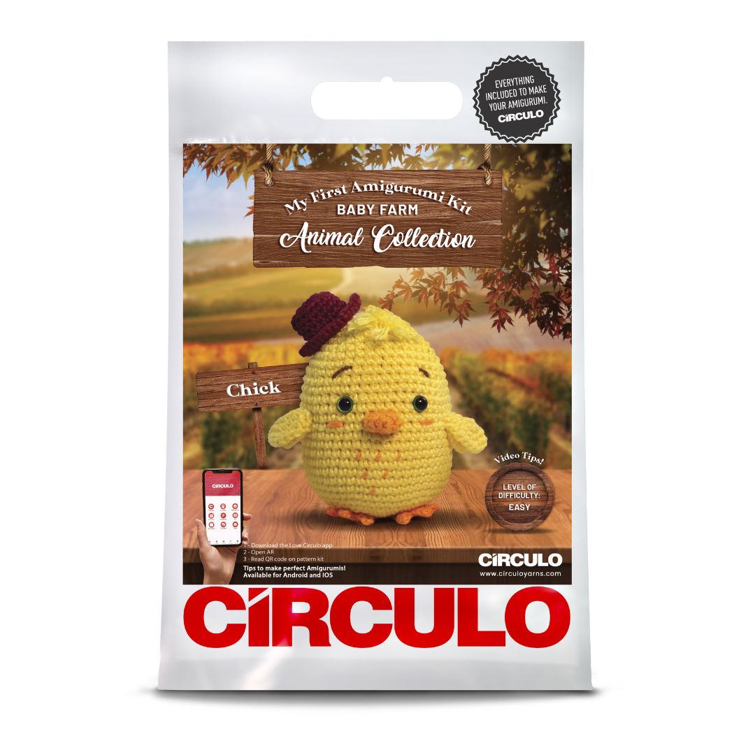 Circulo Amigurumi Kit - My First Amigurumi Kit Collection (Baby Farm Chick)