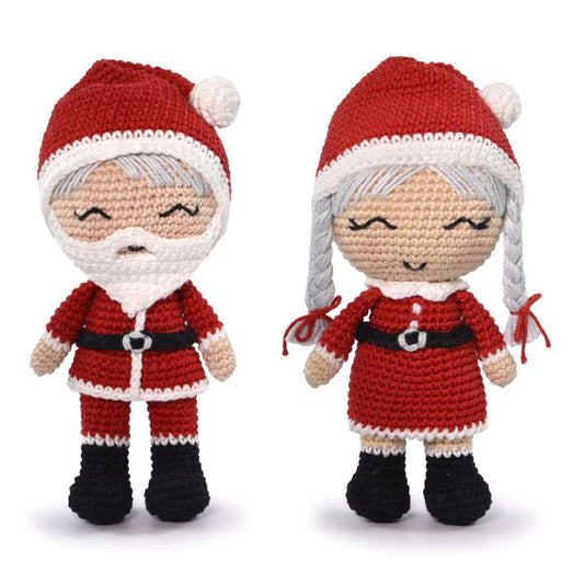 Handmayk Mr. and Mrs. Claus Toy