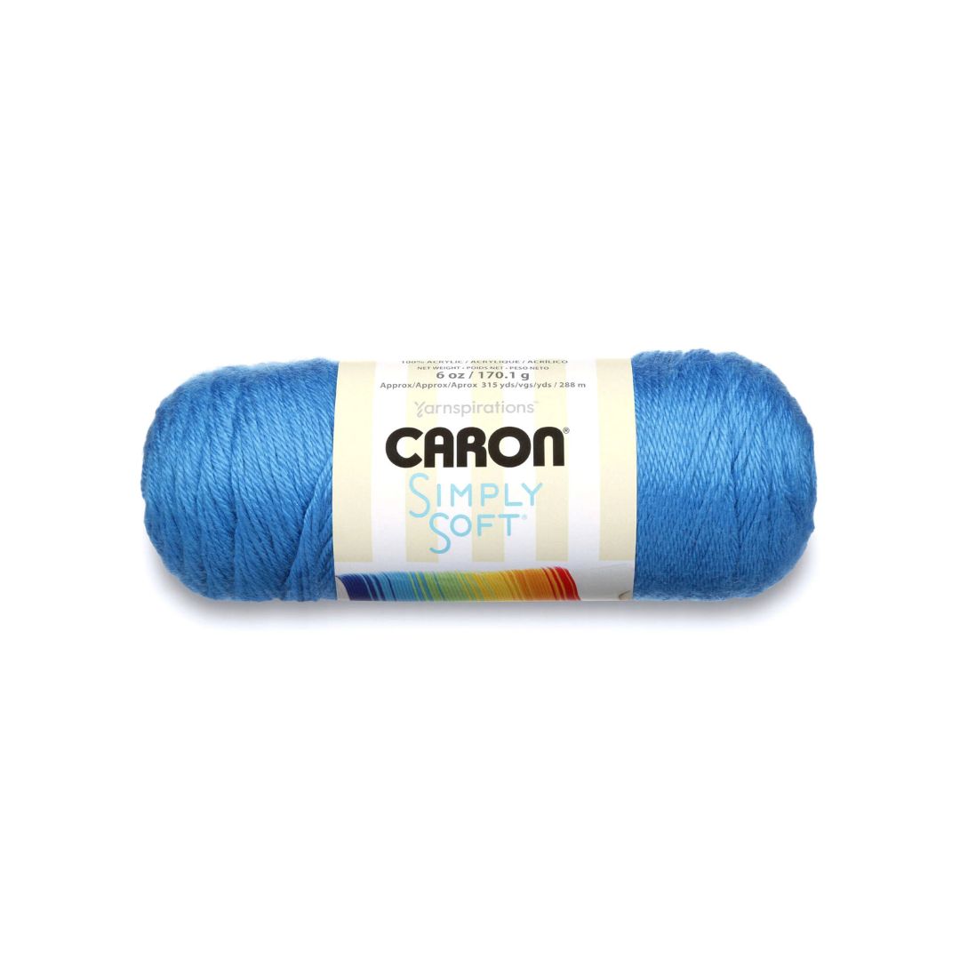 Caron Simply Soft Yarn (Cobalt Blue)