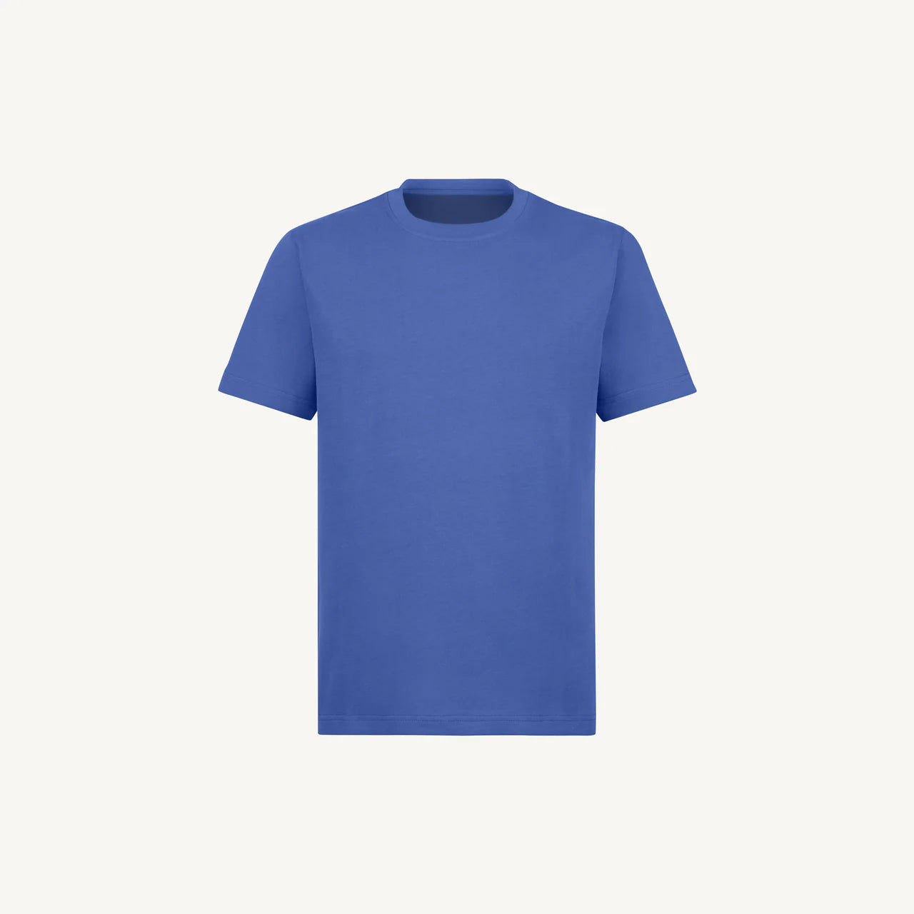 Handmayk Luxury Regular Fit with Crew Neck T-Shirt for Adults (Cobalt Blue)