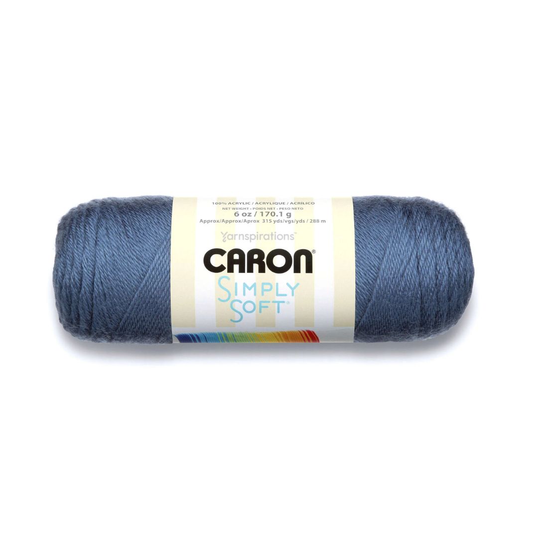Caron Simply Soft Yarn (Country Blue)