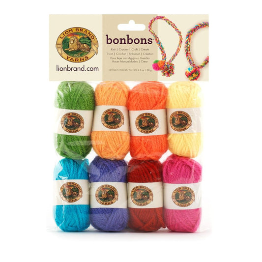 Lion Brand Bonbons Yarn Colour Pack (Crayons)