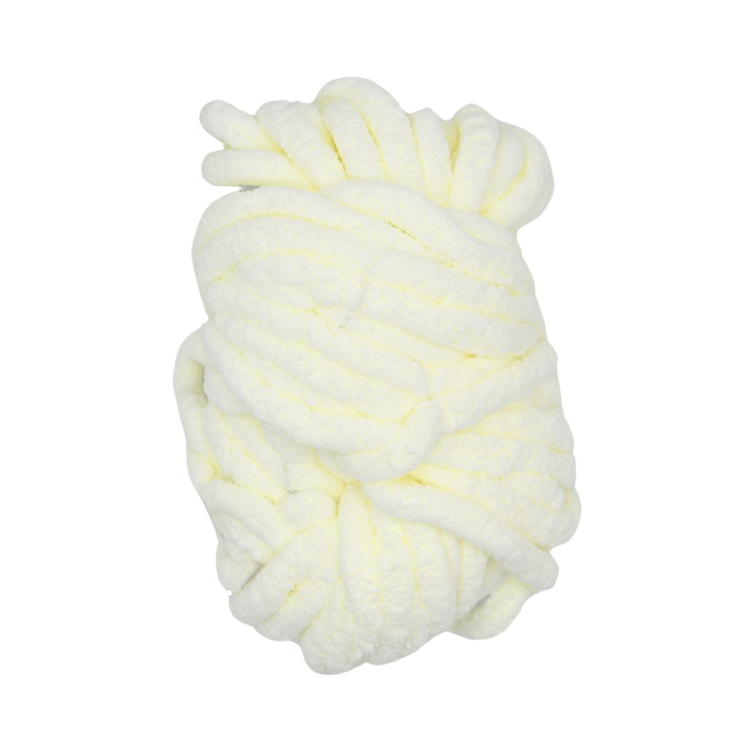 Handmayk Mega Chunky Chenille Yarn (250g) (Cream)