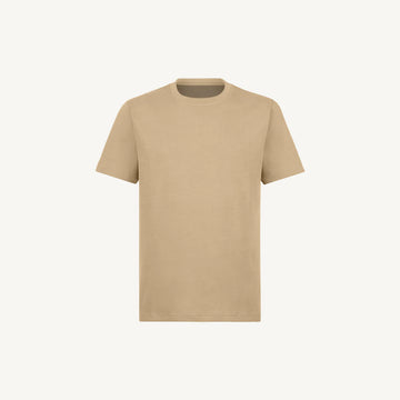Handmayk Luxury Regular Fit with Crew Neck T-Shirt for Adults (Croissant)