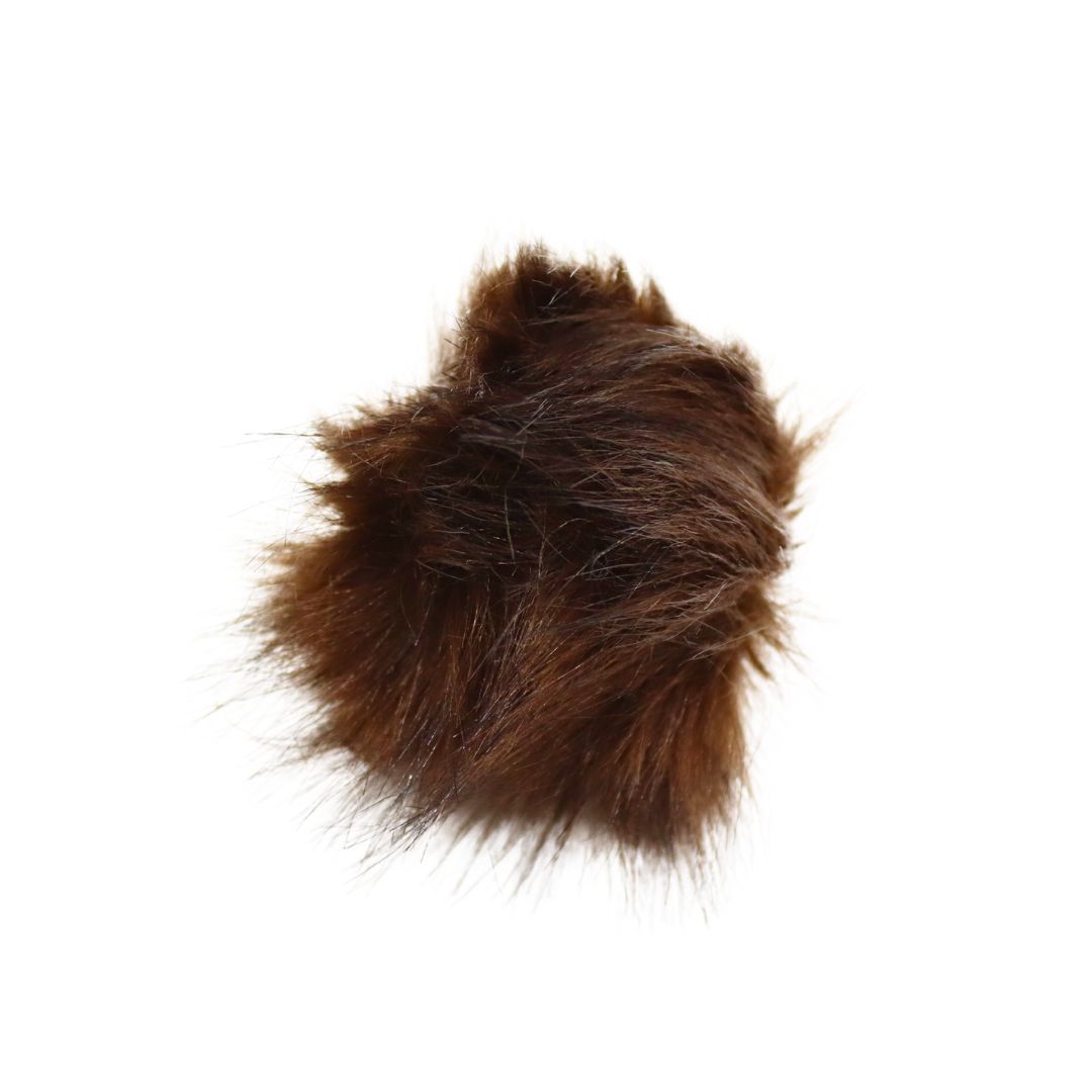 Handmayk Faux Fur Pompom (Dark Brown)