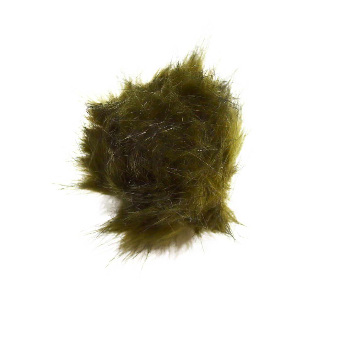 Handmayk Faux Fur Pompom (Dark Green)