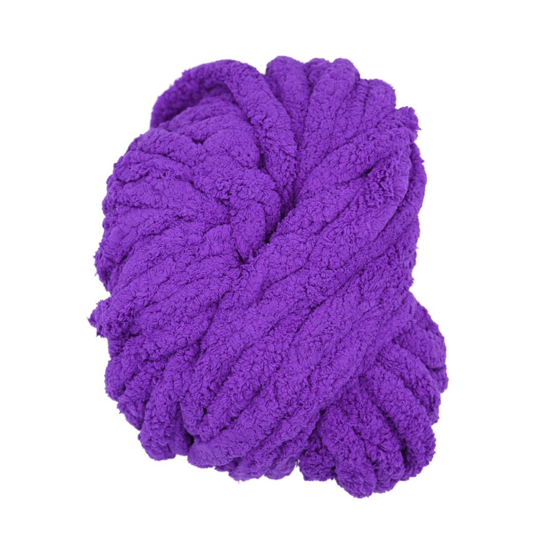 Handmayk Mega Chunky Chenille Yarn (250g) (Dark Purple)