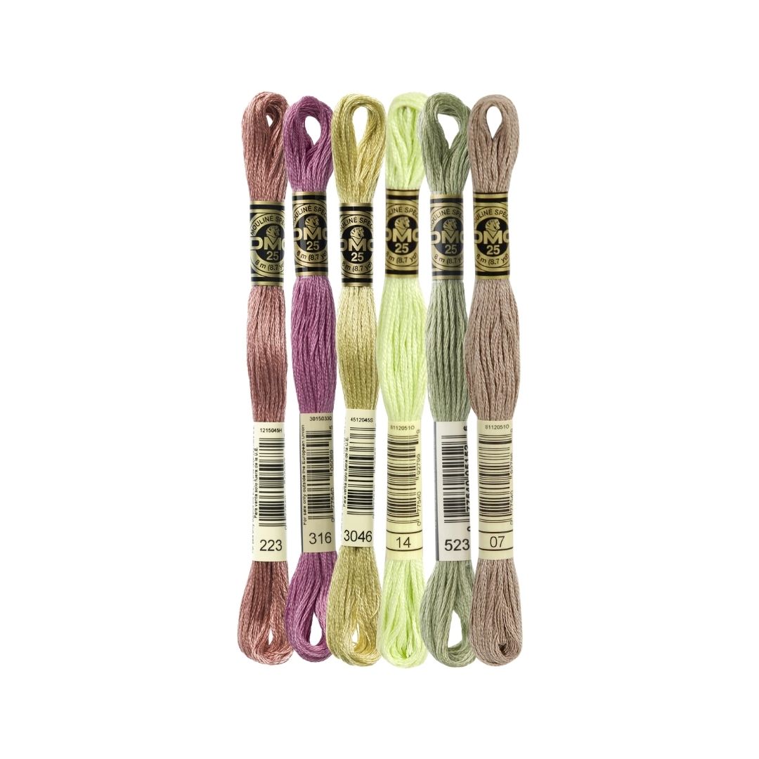 DMC Stranded Cotton Mouliné Spécial Embroidery Thread Colour Pack (Dinner For My Valentine)