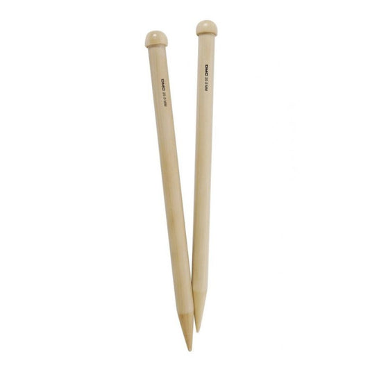 DMC Bamboo Single Point Knitting Needles (35cm)