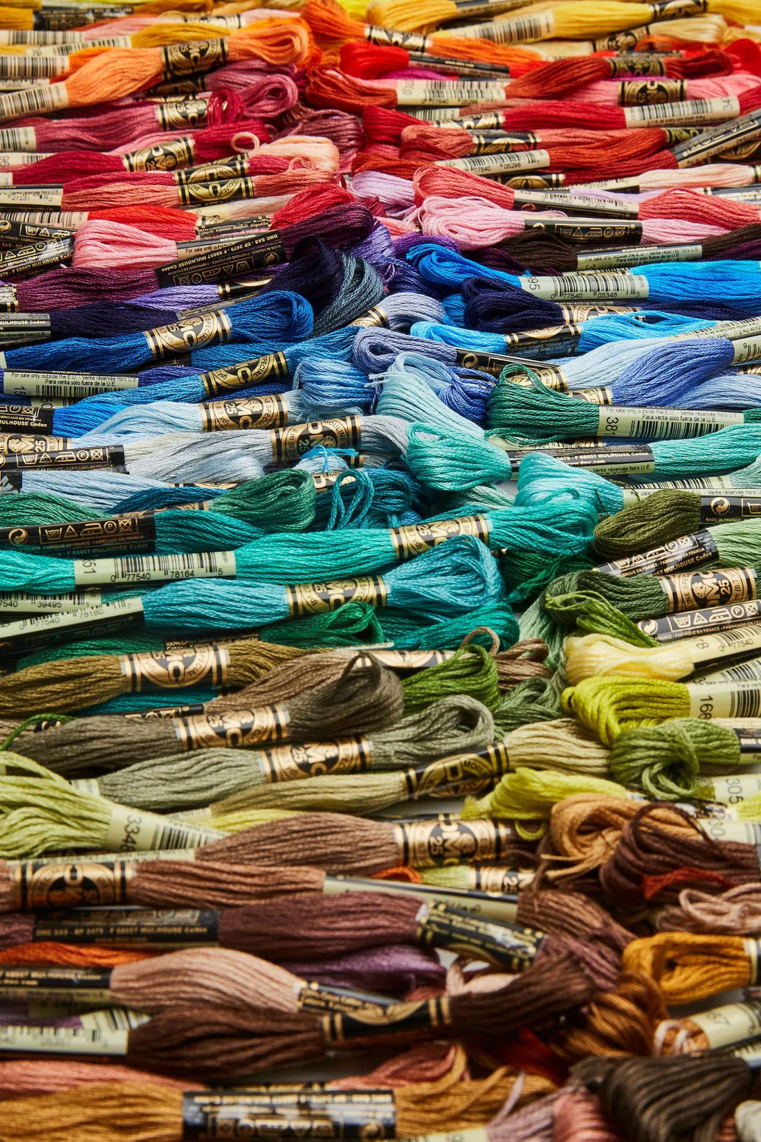 DMC Stranded Cotton Mouliné Spécial Embroidery Thread Colour Pack (All 500 Shades)