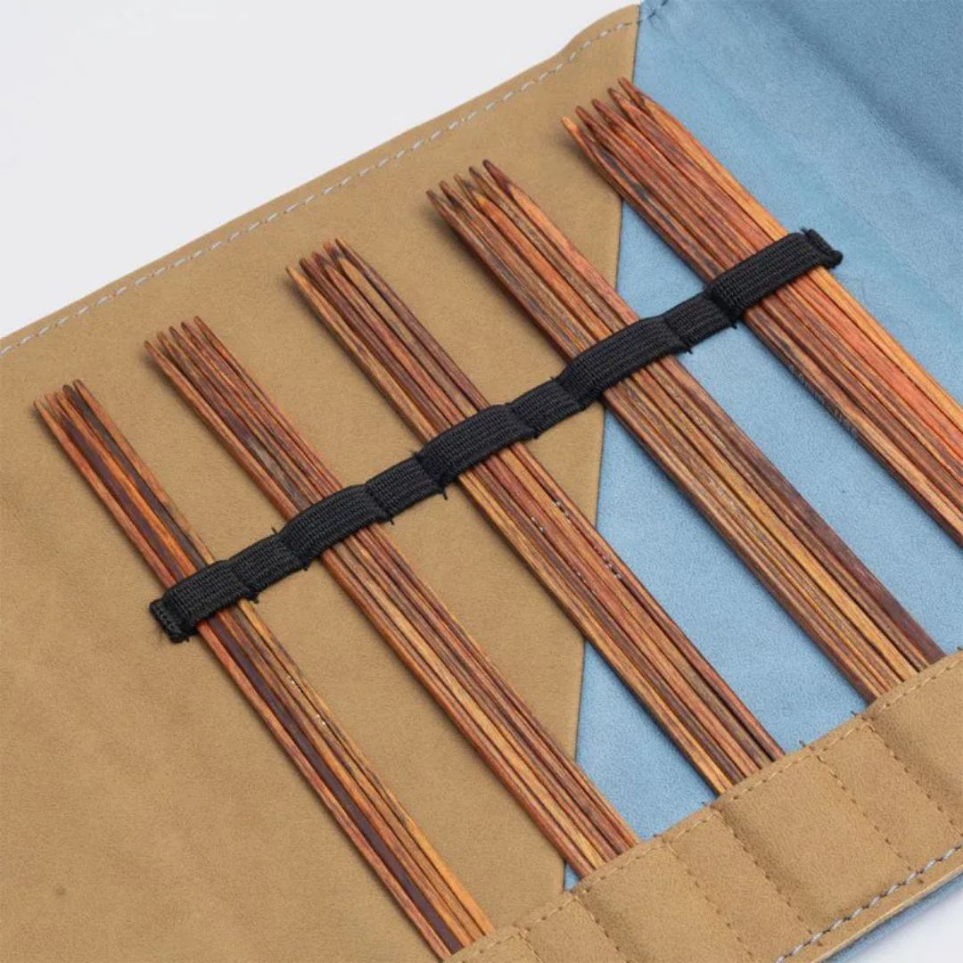 KnitPro Ginger Cubics Double Point Knitting Needles Set (15cm)