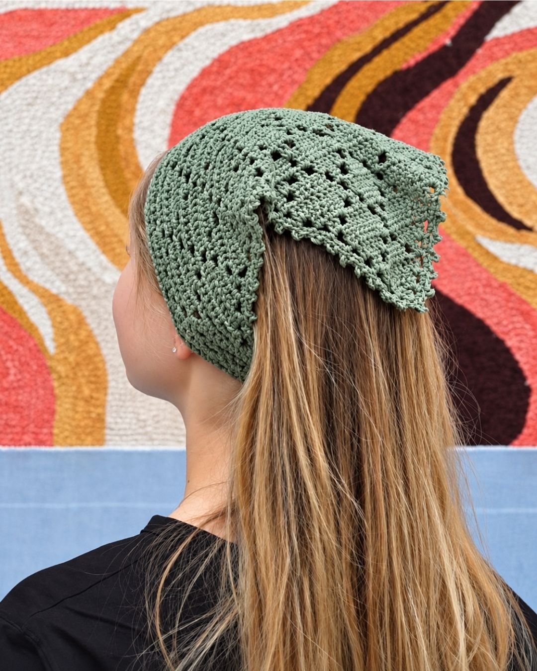 Crochet a Diamond Headscarf with Artist Eline Roelevink