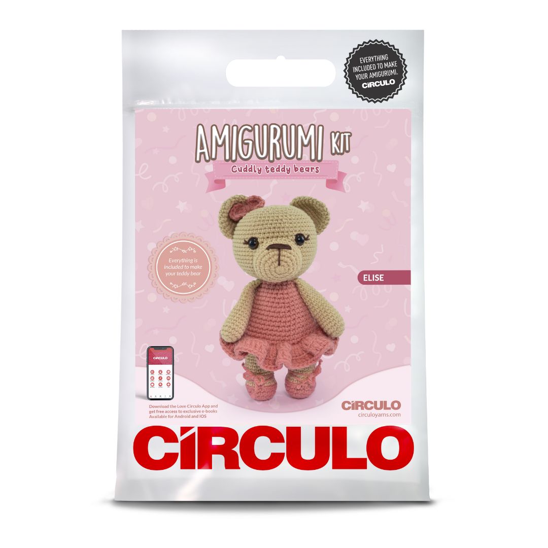 Circulo Amigurumi Kit - Cuddly Teddy Bear Collection (Elise)