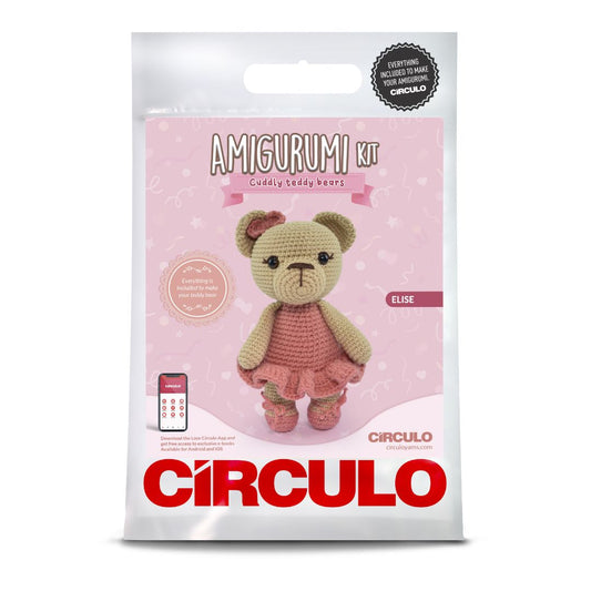 Circulo Amigurumi Kit - Cuddly Teddy Bear Collection (Elise)