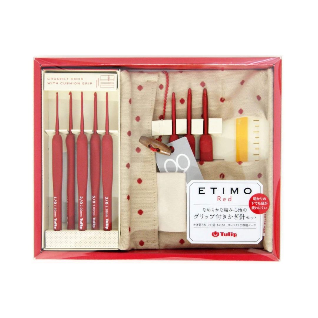 Tulip Etimo Red Crochet Hook Set