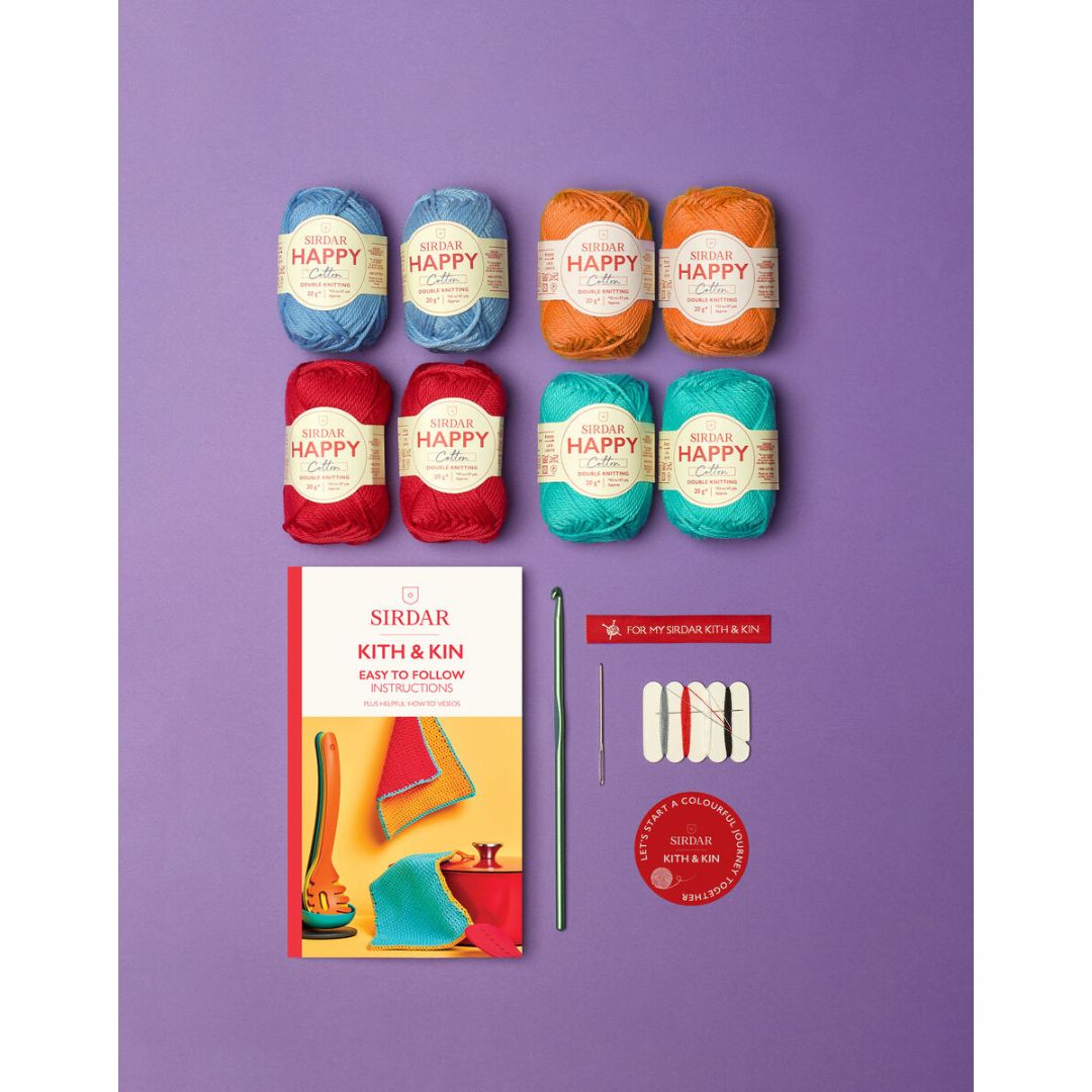Sirdar Crochet Kit - Kith & Kin (Feast Pot Holders)