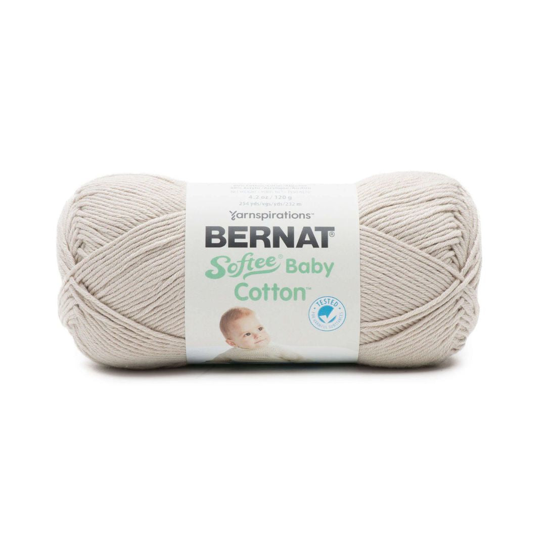 Bernat Softee Baby Cotton Yarn (Feather Gray)