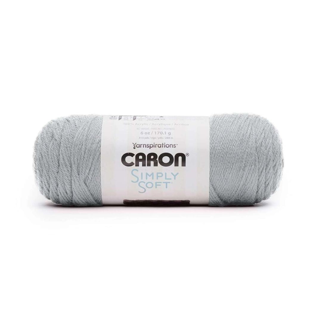Caron Simply Soft Yarn (Feathered Gray)