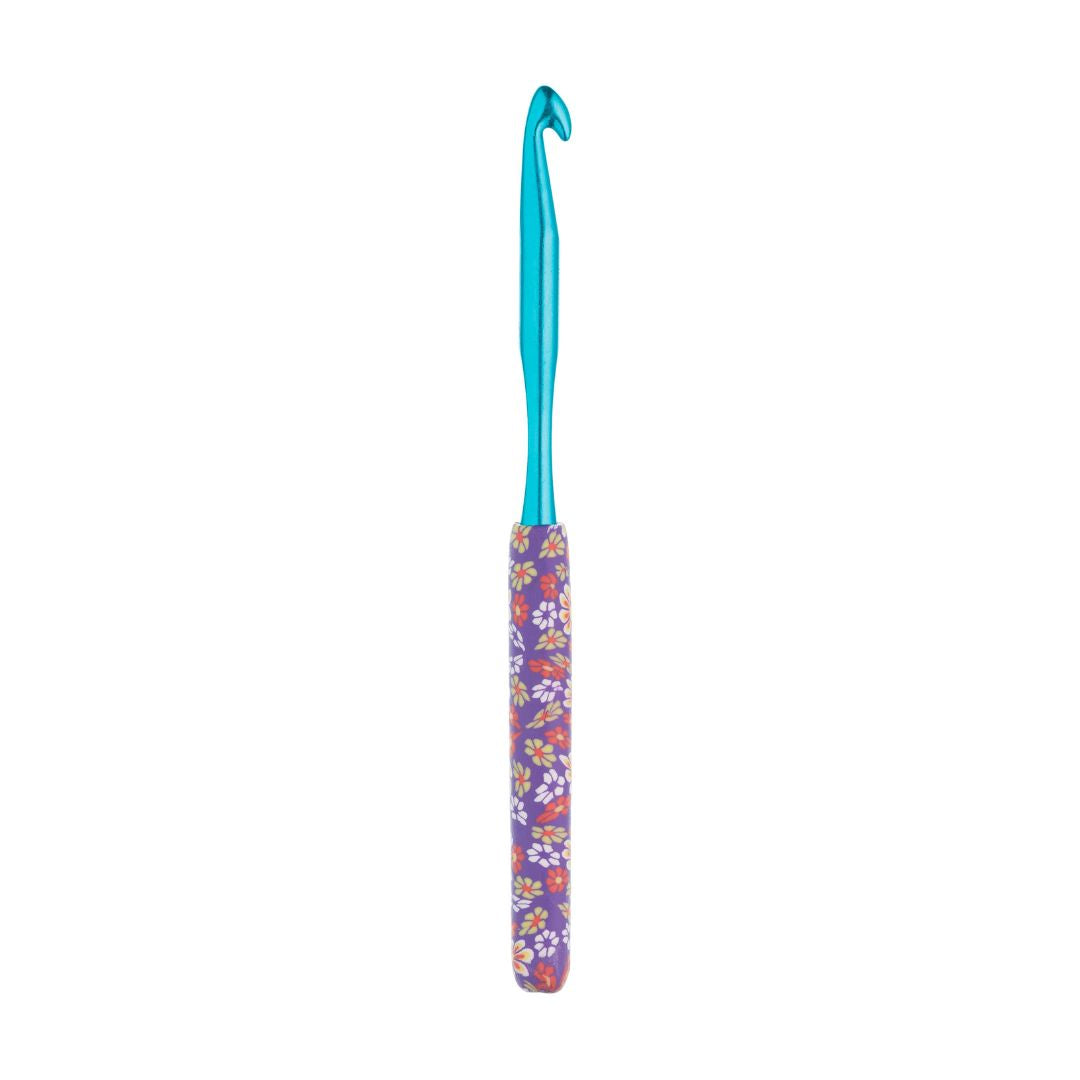 The Quilted Bear Floral Crochet Hook (7mm)