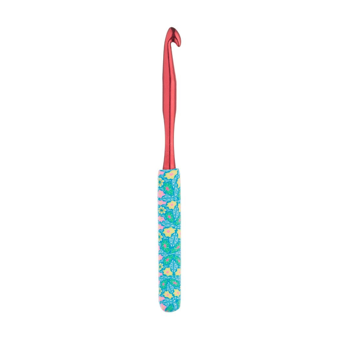 The Quilted Bear Floral Crochet Hook (8mm)