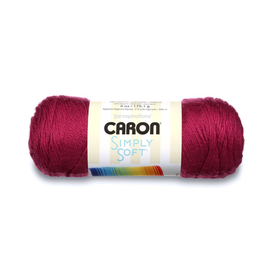 Caron Simply Soft Yarn (Fuchsia)
