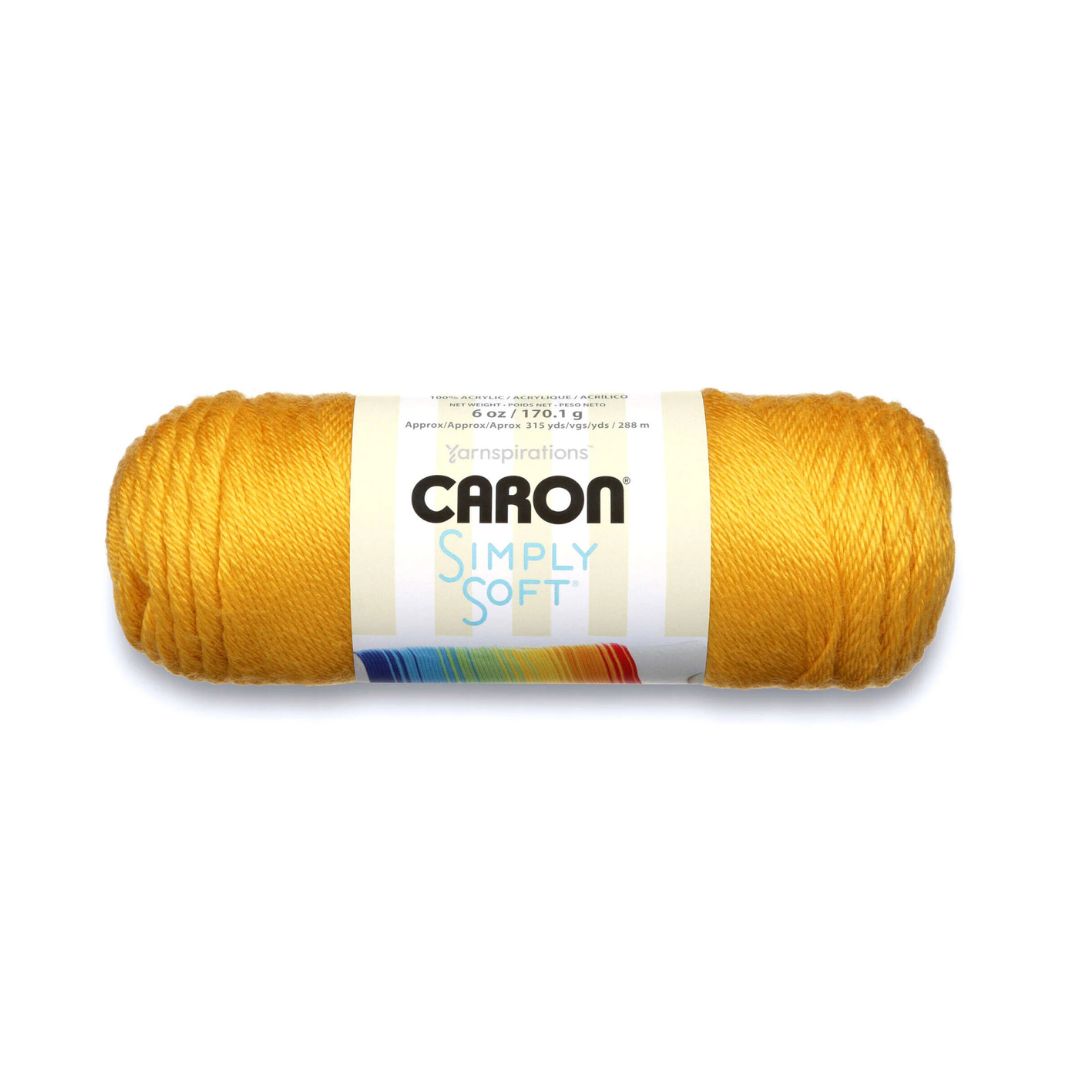 Caron Simply Soft Yarn (Gold)