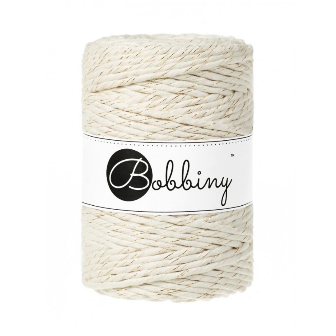Bobbiny Macramé Cord (5mm) (Golden Natural)