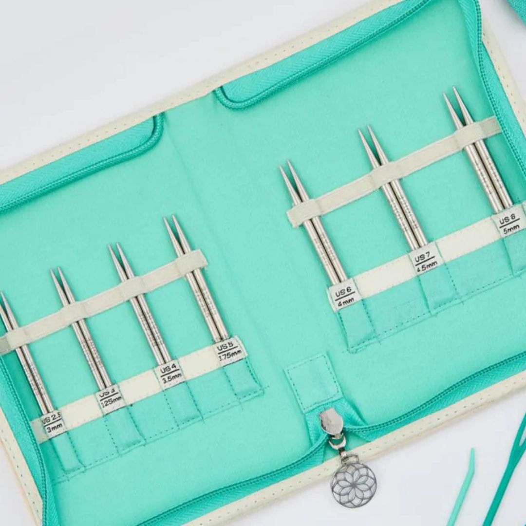 KnitPro The Mindful Collection Grace Special Interchangeable Circular Knitting Needles Set (10cm)