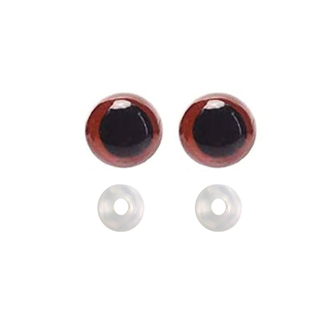 Handmayk Amigurumi Eyes (Pack of 2) (Dark Brown)