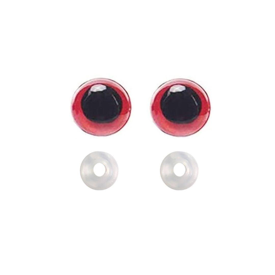 Handmayk Amigurumi Eyes (Pack of 2) (Red)