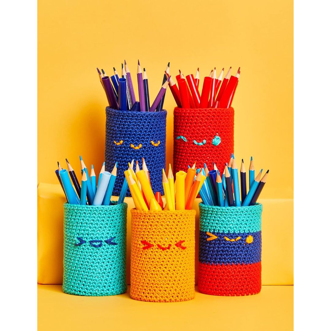 Sirdar Crochet Kit - Kith & Kin (Happy Pencil Pots)