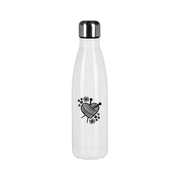 Handmayk Stainless Steel Vacuum Insulated Bottle (Love Knitting)