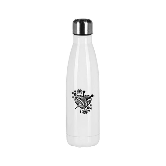 Handmayk Stainless Steel Vacuum Insulated Bottle (Love Knitting)