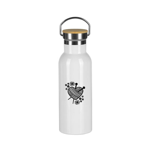 Handmayk Stainless Steel Vacuum Insulated Bottle (Love Knitting)