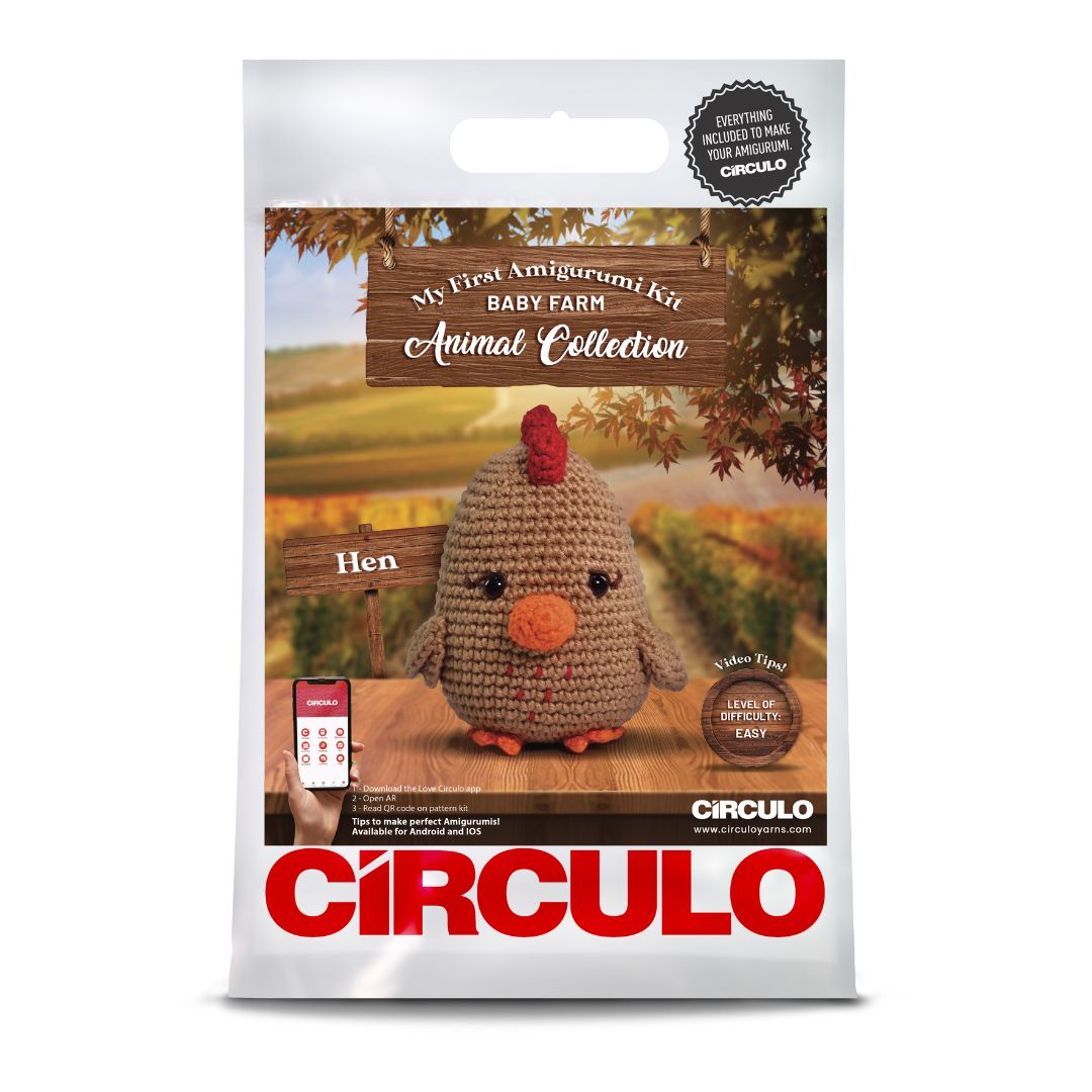 Circulo Amigurumi Kit - My First Amigurumi Kit Collection (Baby Farm Hen)