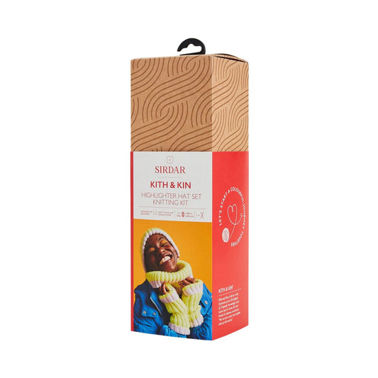 Sirdar Knitting Kit - Kith & Kin (Highlighter Hat Set)