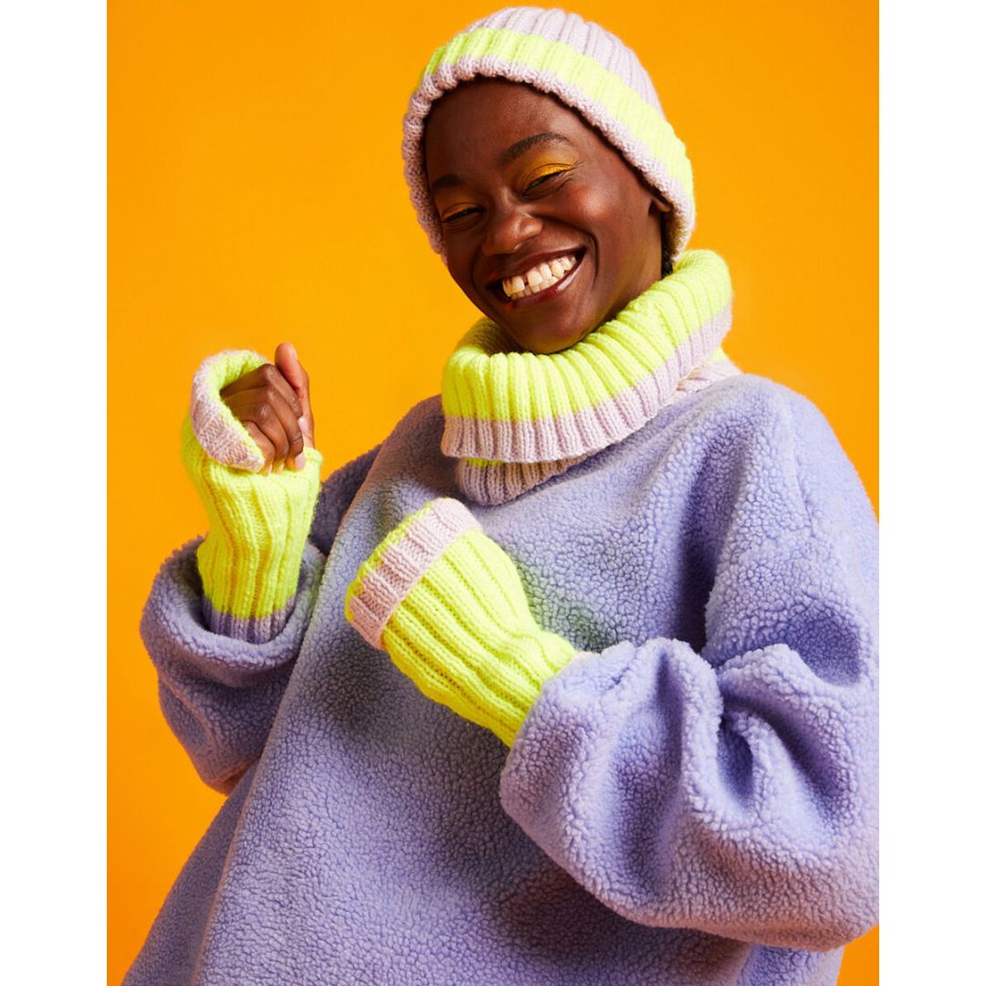 Sirdar Knitting Kit - Kith & Kin (Highlighter Hat Set)
