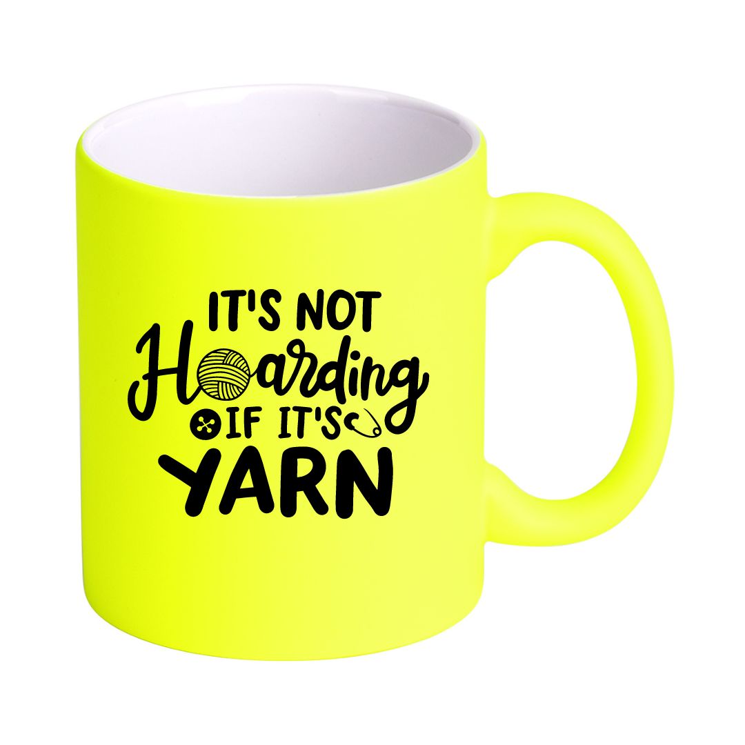 Handmayk Neon Ceramic Mug (It's Not Hoarding)