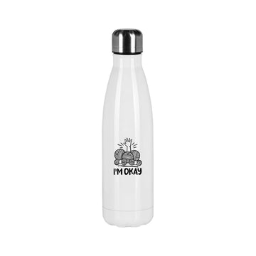 Handmayk Stainless Steel Vacuum Insulated Bottle (I'm Okay)