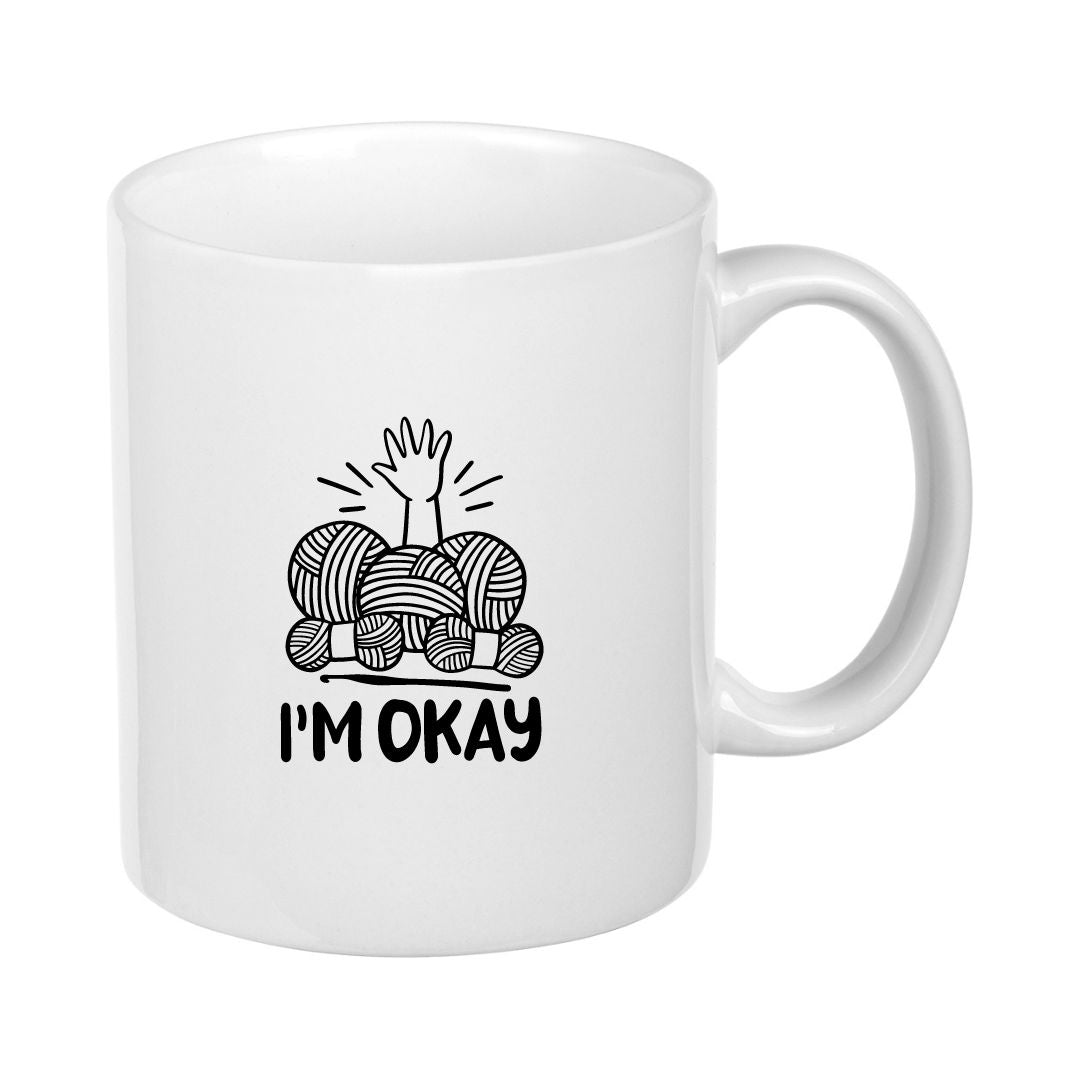 Handmayk Ceramic Mug (I'm Okay)