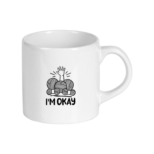 Handmayk Mini Ceramic Mug (I'm Okay)