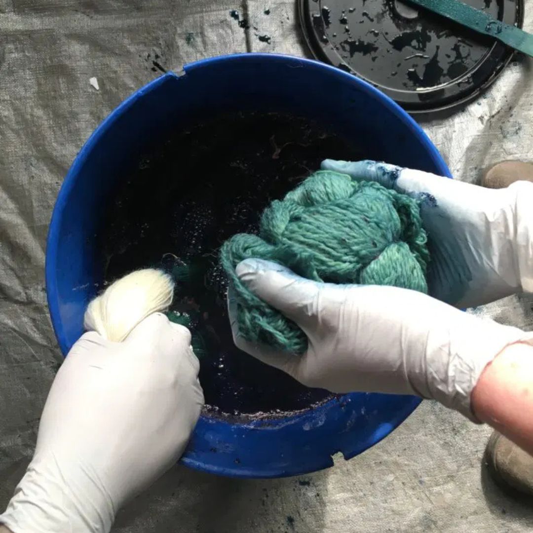 Fun DYE-IT-YOURSELF Workshop: Indigo Dyeing on Yarn