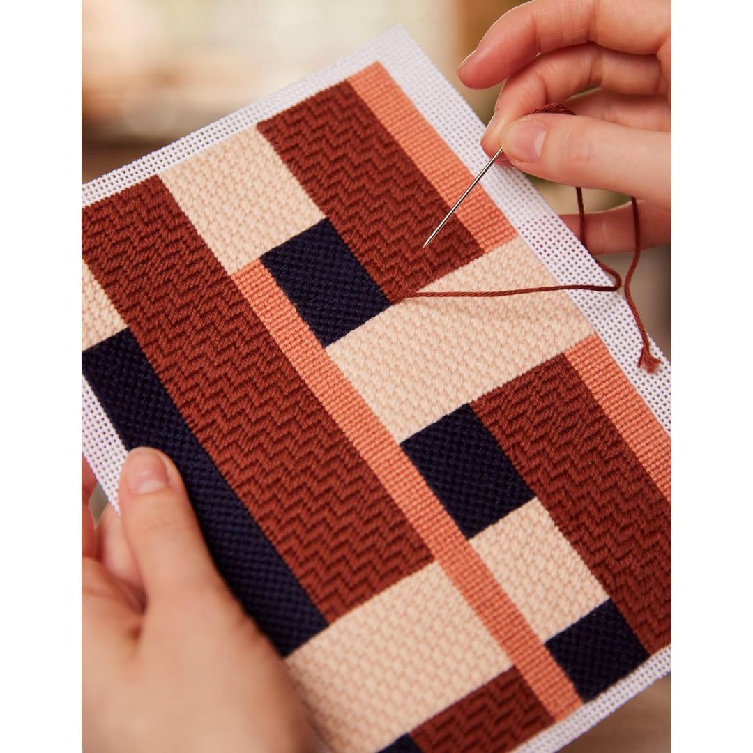 Wool and the Gang Tapestry Kit - Needlepoint (Intersecting)
