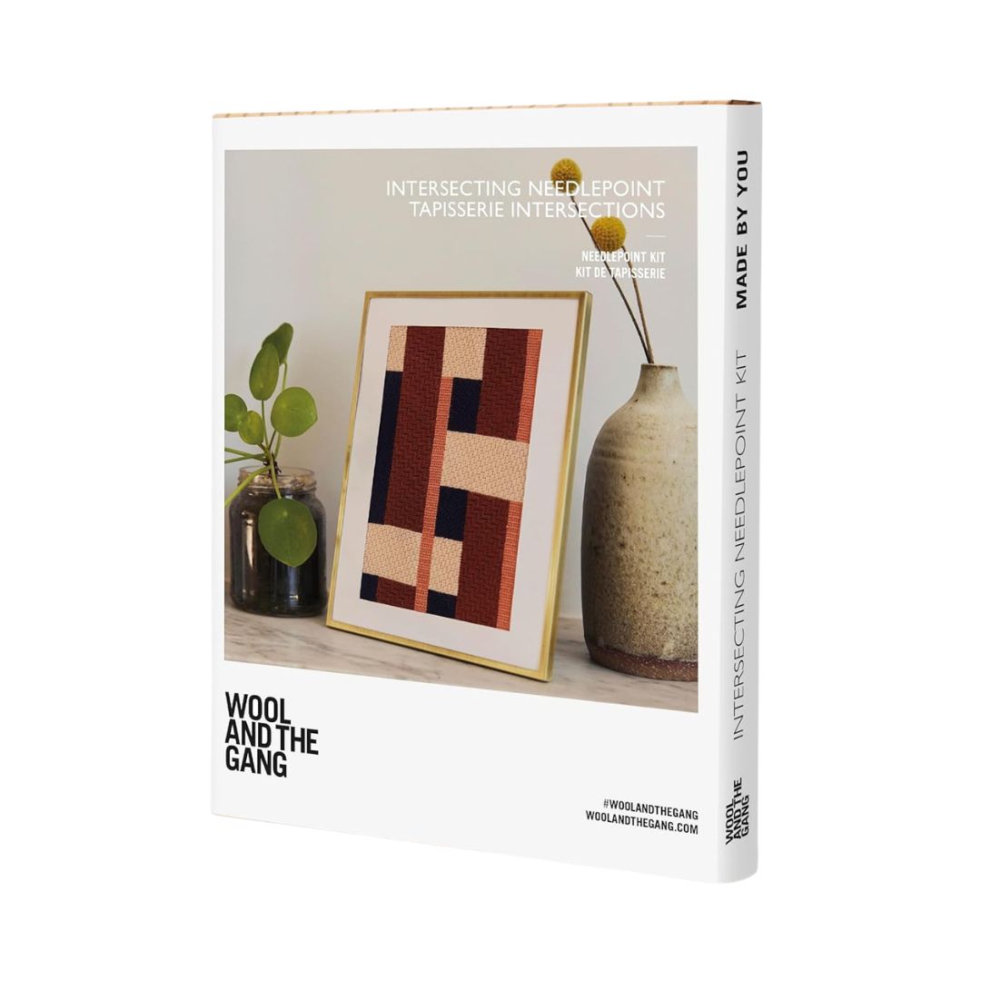 Wool and the Gang Tapestry Kit - Needlepoint (Intersecting)