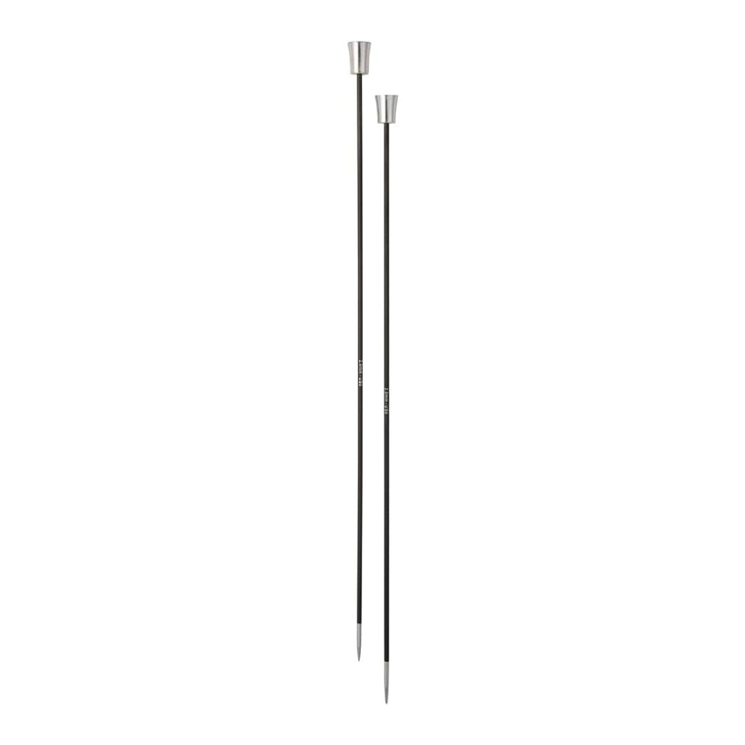 KnitPro Karbonz Single Point Knitting Needles (2mm)